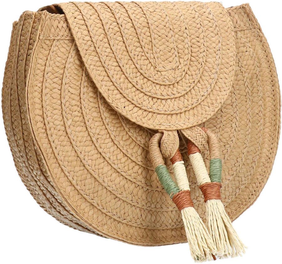 Manfield crossbody tas naturel - Foto 3