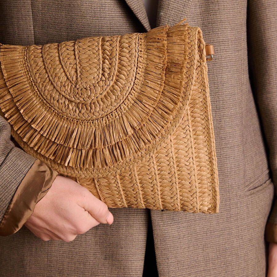 Manfield crossbody tas naturel - Foto 3