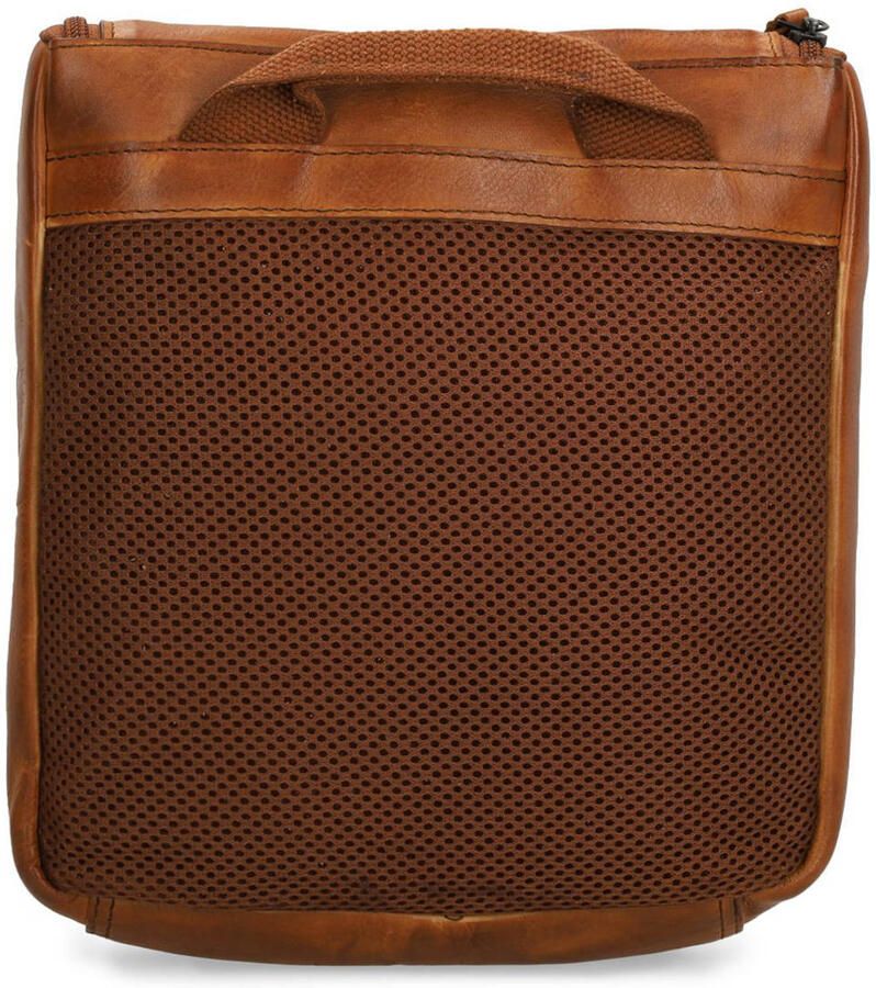 field leren toilettas cognac - Foto 2