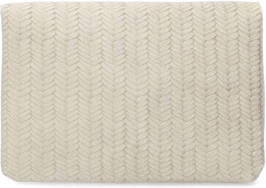 Manfield suede clutch ecru - Foto 2