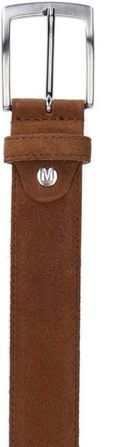 Manfield suede riem bruin - Foto 3
