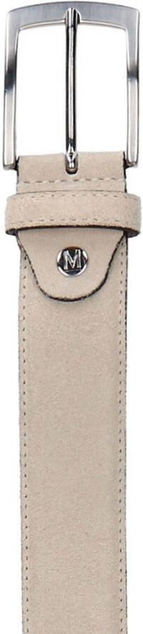 Manfield suède riem lichtbeige - Foto 3