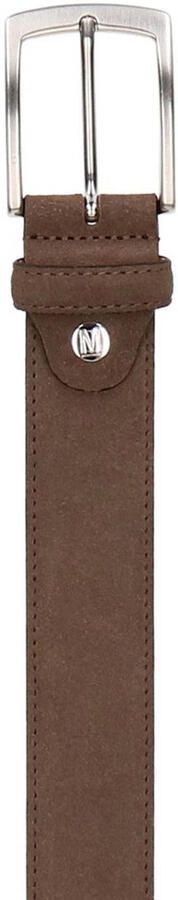 Manfield suède riem taupe - Foto 3