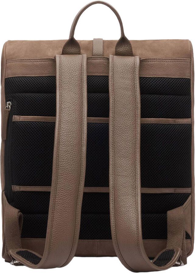 field suede rugzak donkerbruin - Foto 3