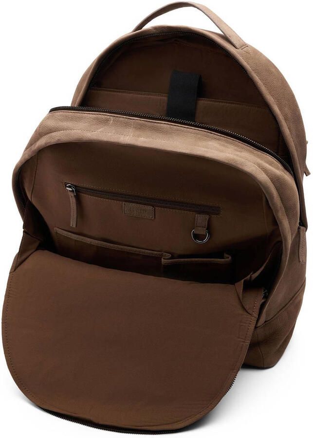 field suede rugzak taupe - Foto 3