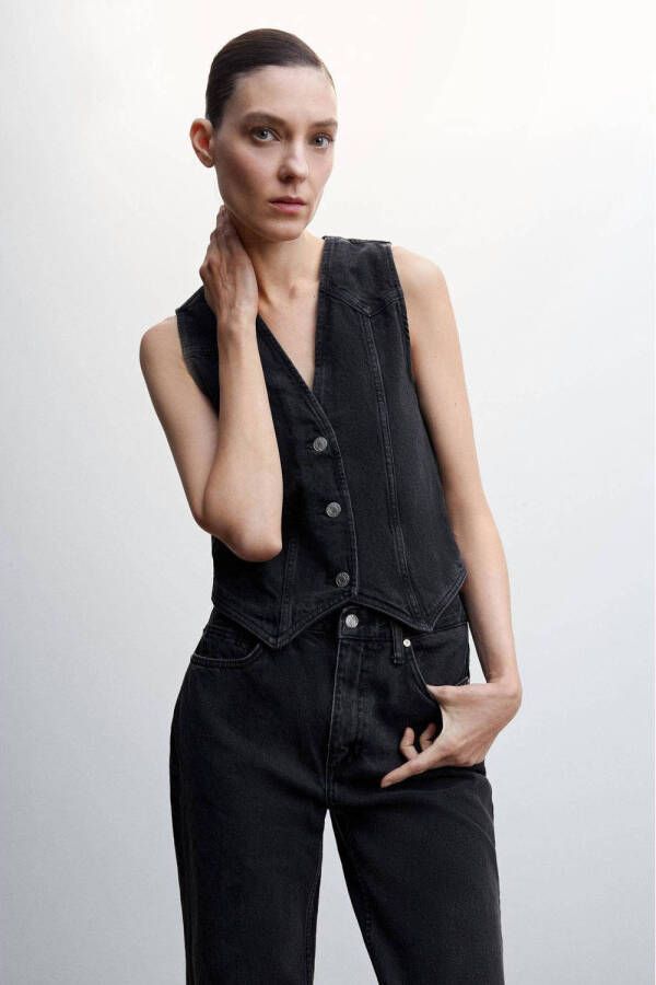 Mango gilet zwart