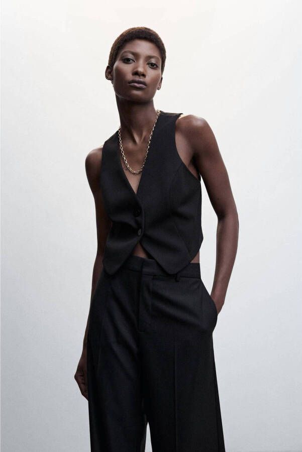 Mango gilet zwart