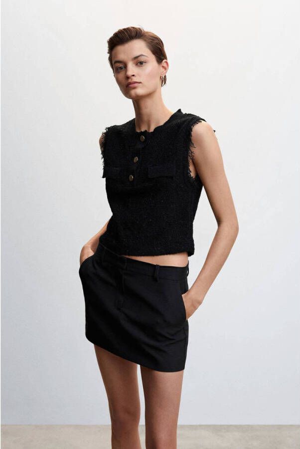 Mango gilet zwart