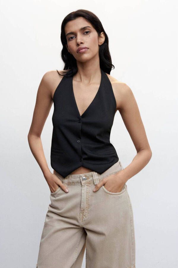 Mango gilet zwart