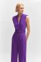 Mango jumpsuit paars - Thumbnail 1