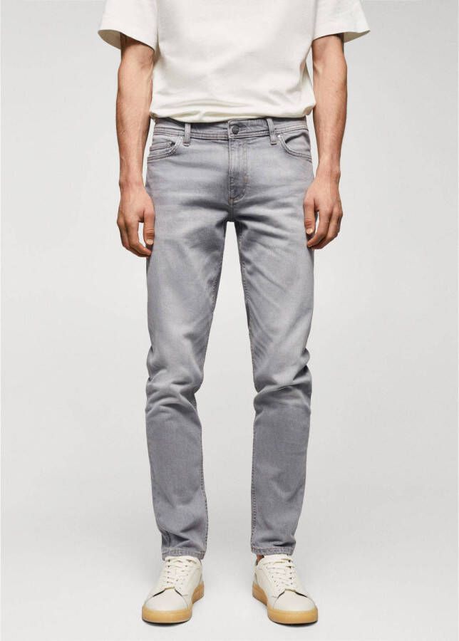 Mango Man slim fit jeans changeant grijs