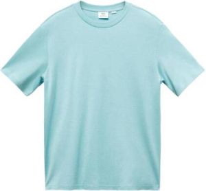 Mango Man regular fit T-shirt blauw
