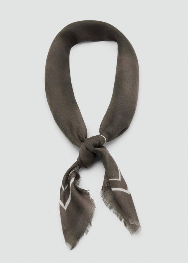 Mango Man bandana bruin - Foto 2