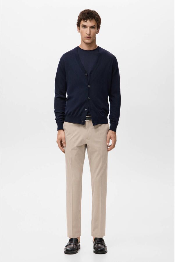 Mango Man Bologna slim chino beige - Foto 3