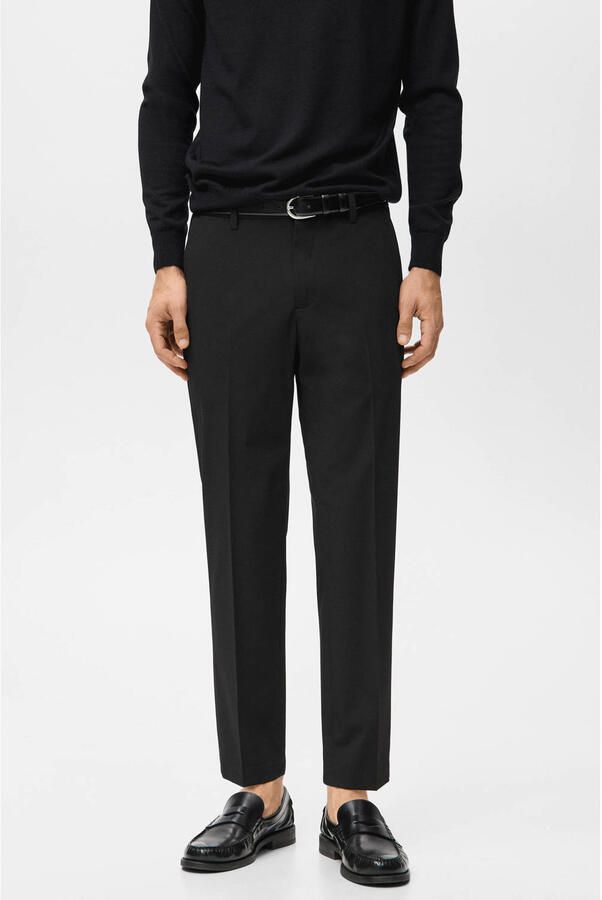 Mango Man Bologna slim chino zwart