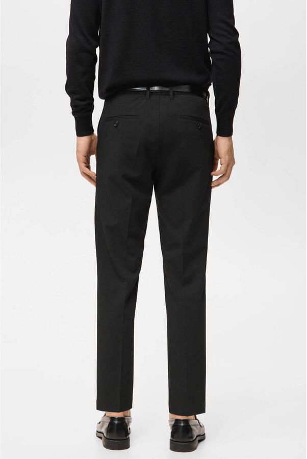 Mango Man Bologna slim chino zwart - Foto 3