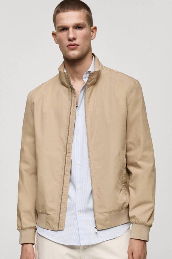Mango Man bomberjack beige