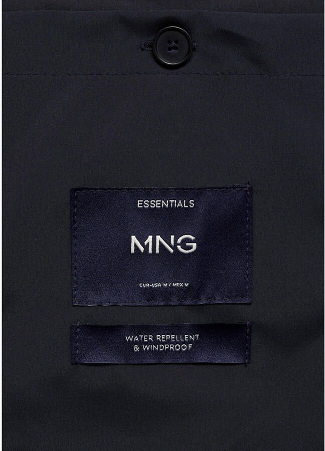 Mango Man bomberjack donkerblauw - Foto 2