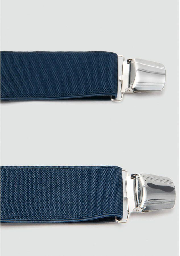 Mango Man bretels blauw - Foto 3