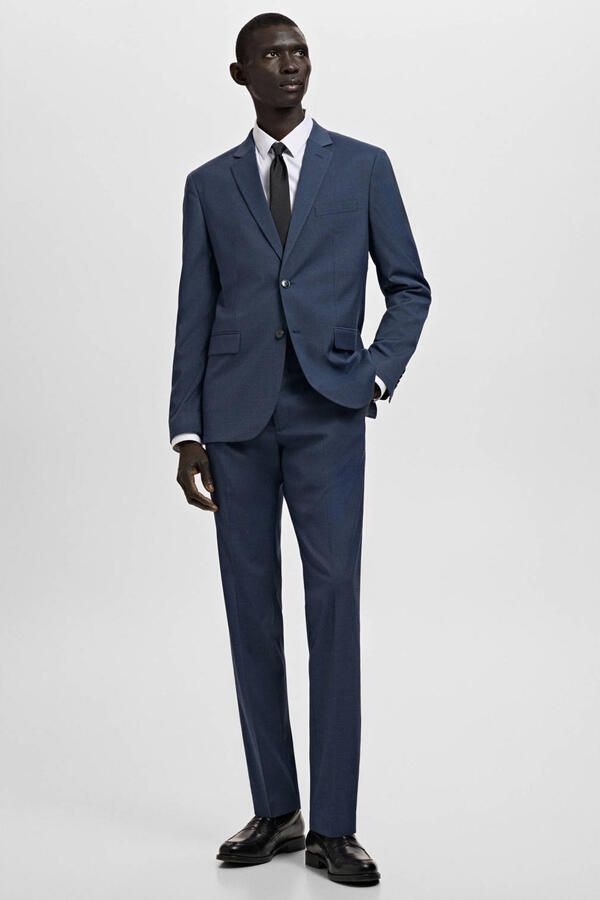 Mango Man colbert blauw - Foto 2