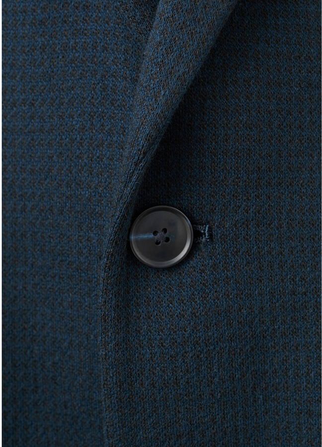 Mango Man colbert donkerblauw - Foto 3