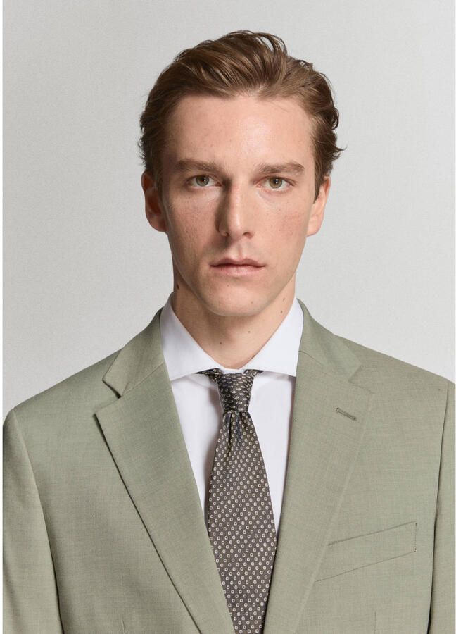 Mango Man colbert groen - Foto 2