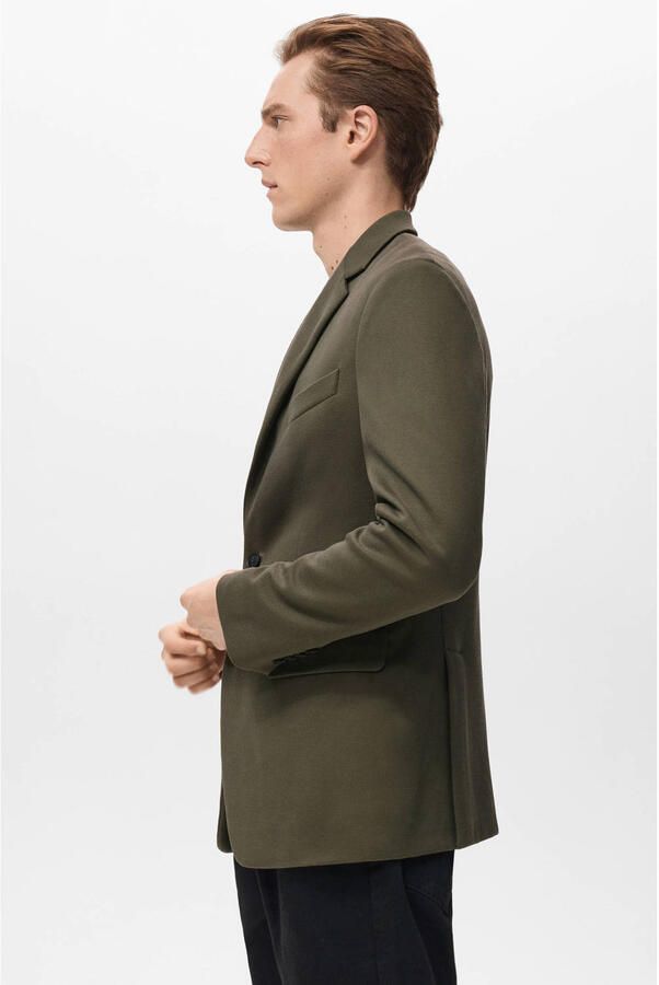 Mango Man colbert groen - Foto 2