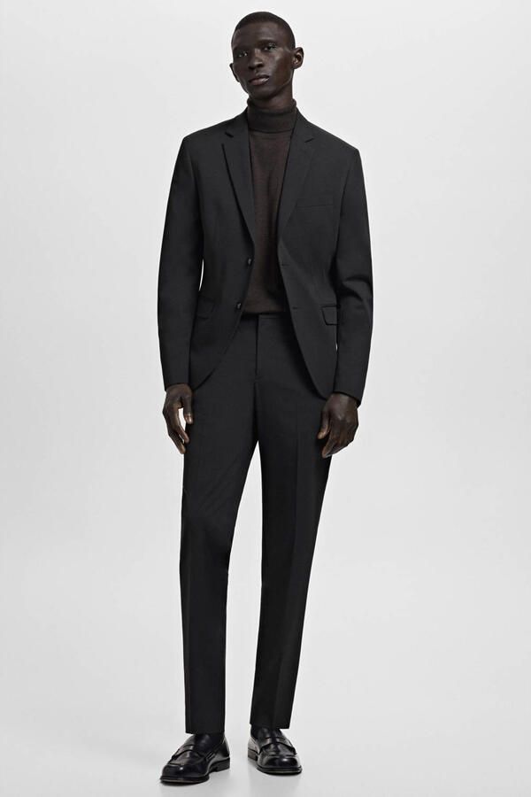Mango Man colbert zwart - Foto 2