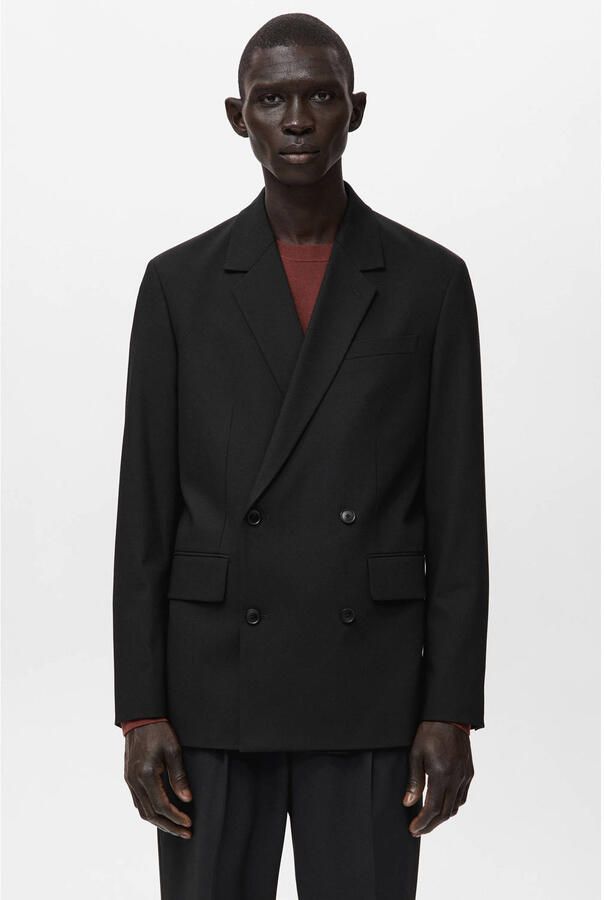 Mango Man colbert zwart