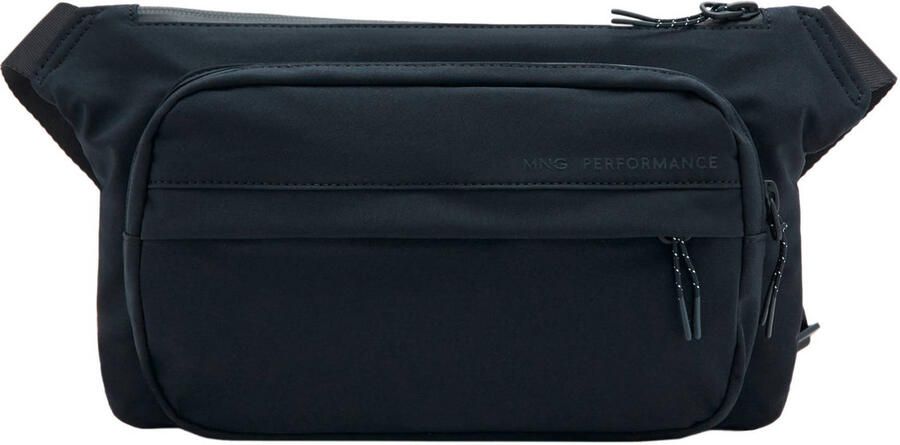 Mango Man crossbody tas donkerblauw