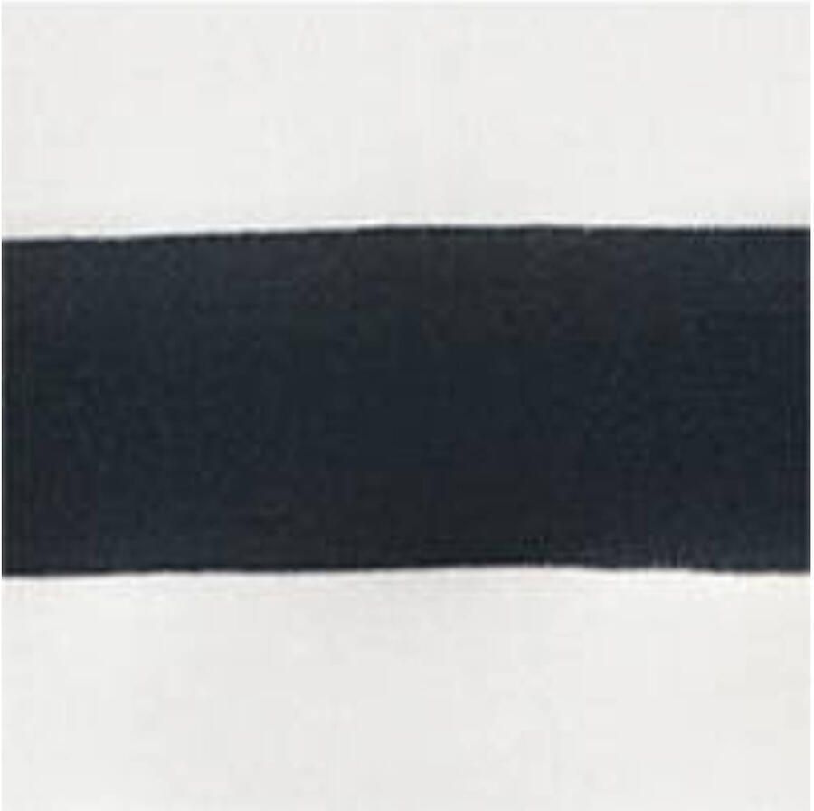 Mango Man gestreepte trui fijn gebreid donkerblauw - Foto 2