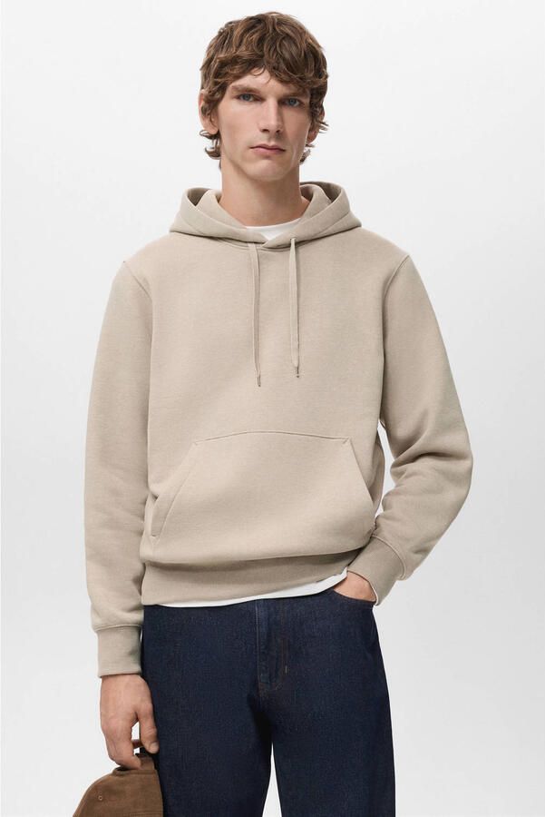 Mango Man hoodie beige