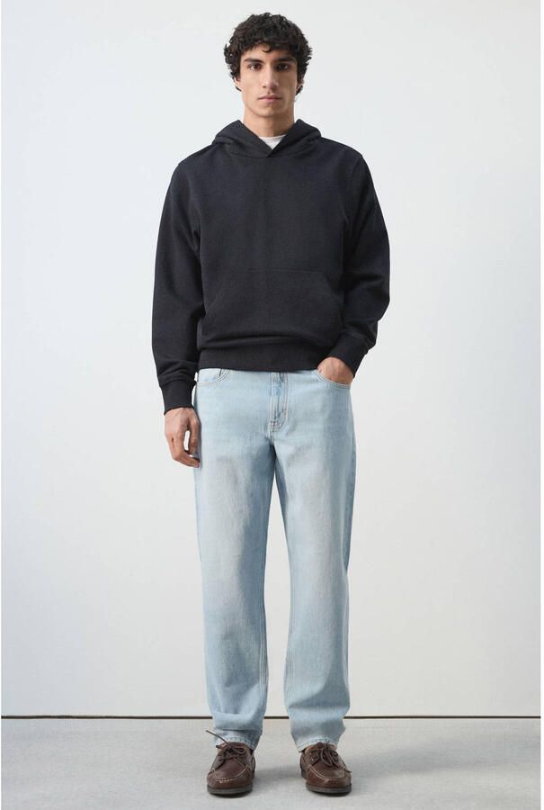 Mango Man hoodie donkerblauw - Foto 2