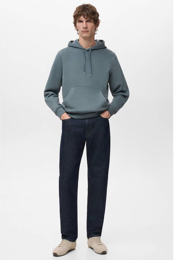 Mango Man hoodie donkerblauw - Foto 2