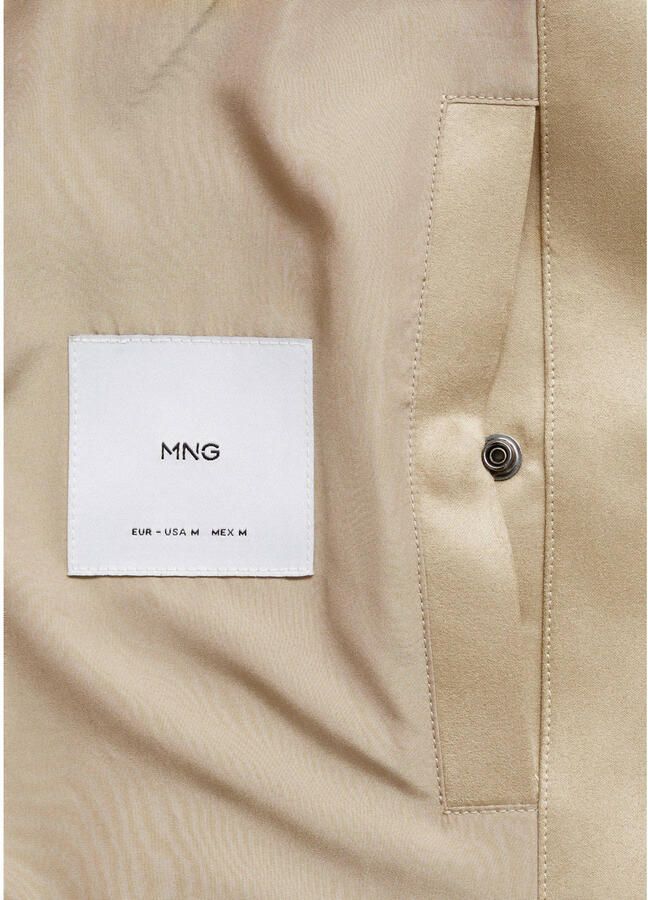 Mango Man imitatie suède bomberjack beige - Foto 2
