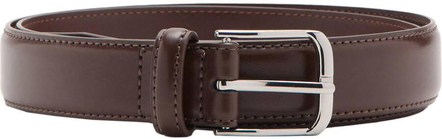 Mango Man leren riem bruin