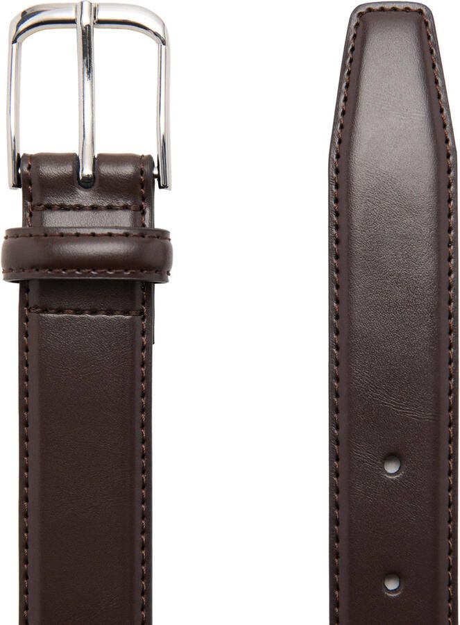 Mango Man leren riem donkerbruin - Foto 2