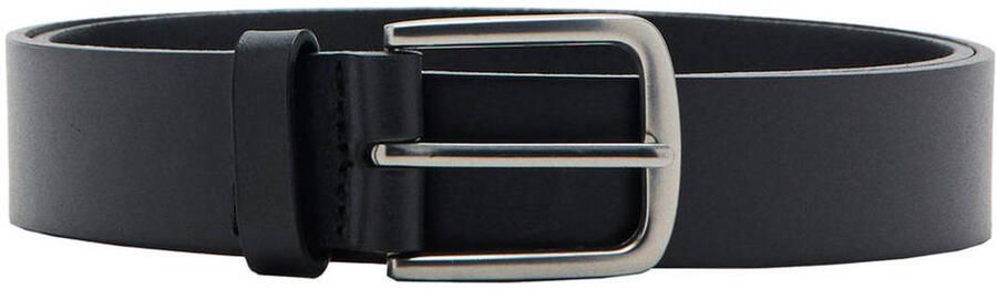 Mango Man leren riem zwart