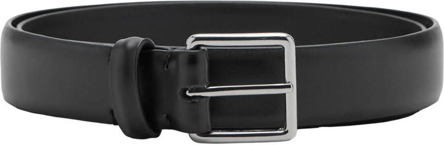 Mango Man leren riem zwart