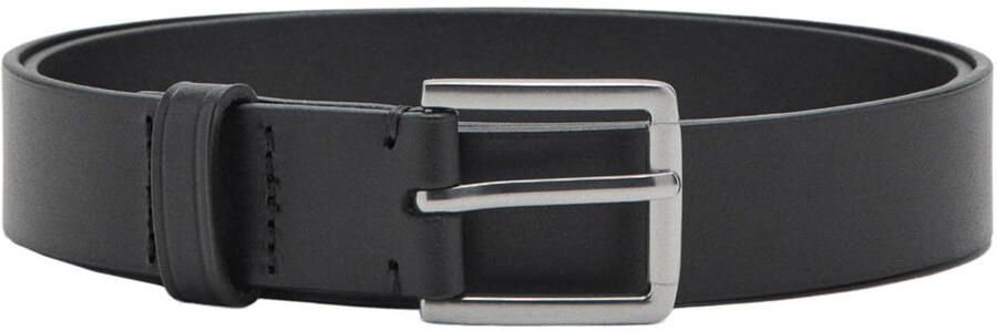 Mango Man leren riem zwart