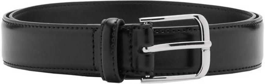 Mango Man leren riem zwart