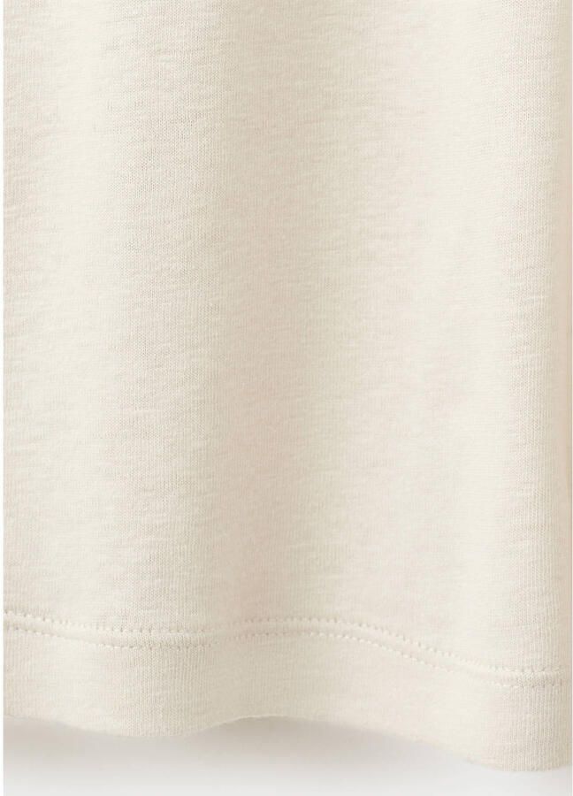 Mango Man linnen slim fit T-shirt lichtbeige - Foto 2