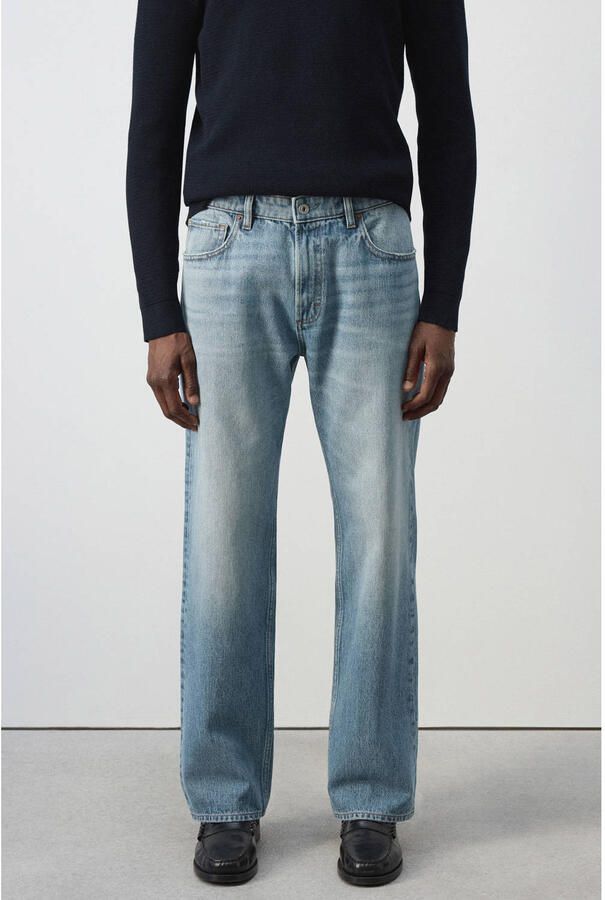 Mango Man Moby relaxed fit jeans blauw