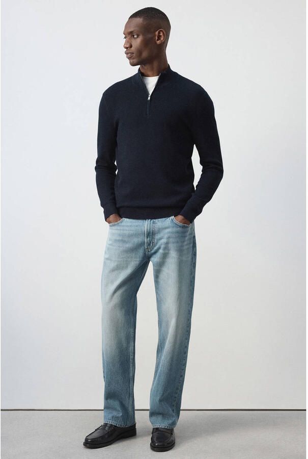 Mango Man Moby relaxed fit jeans blauw - Foto 2