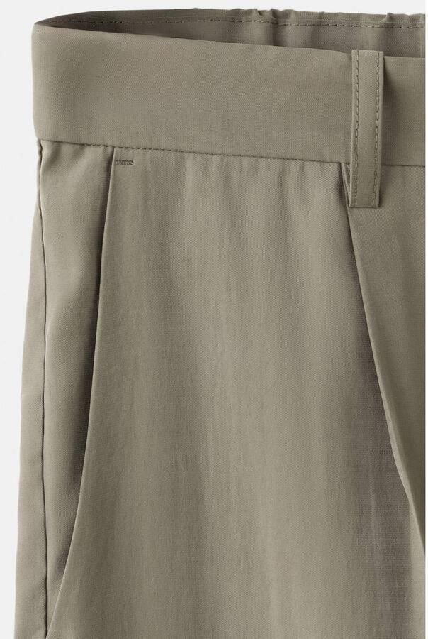 Mango Man modal regular fit pantalon middengrijs - Foto 3