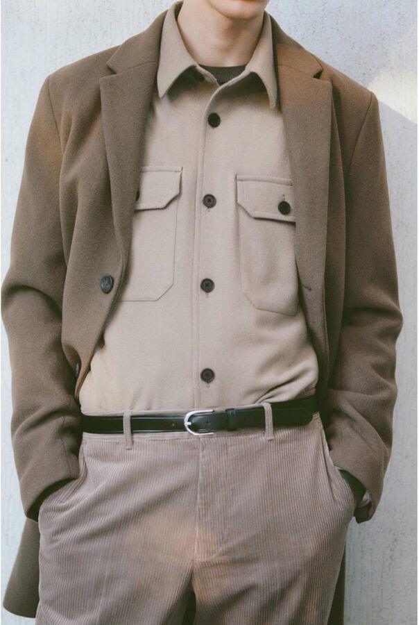 Mango Man overshirt beige - Foto 2
