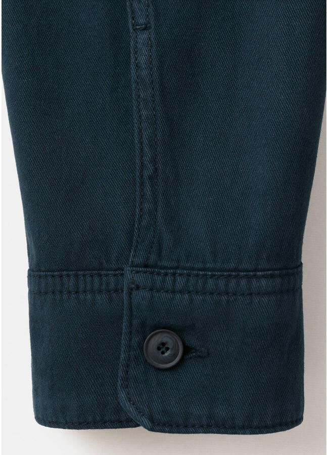 Mango Man overshirt donkerblauw - Foto 2