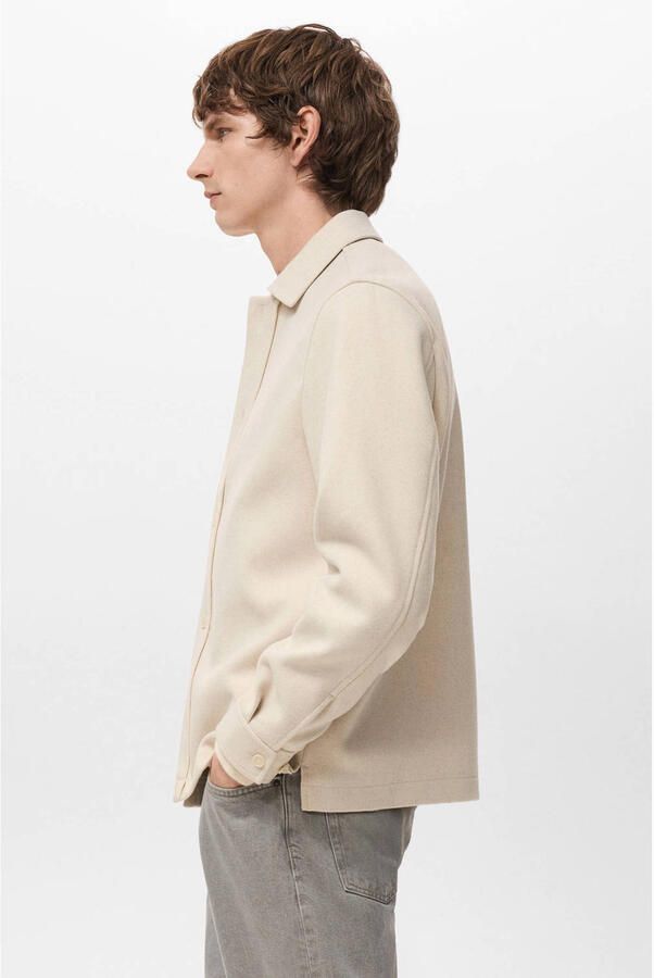 Mango Man overshirt ecru - Foto 2