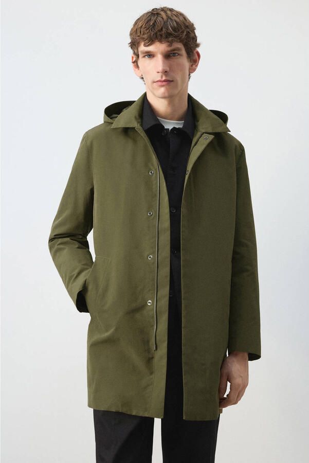 Mango Man parka groen