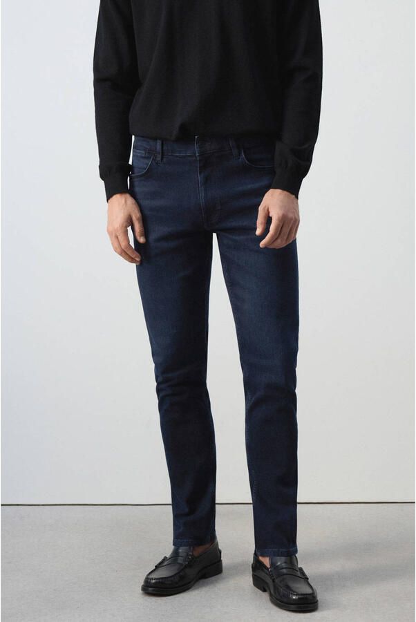 Mango Man Patrick slim fit jeans blauw